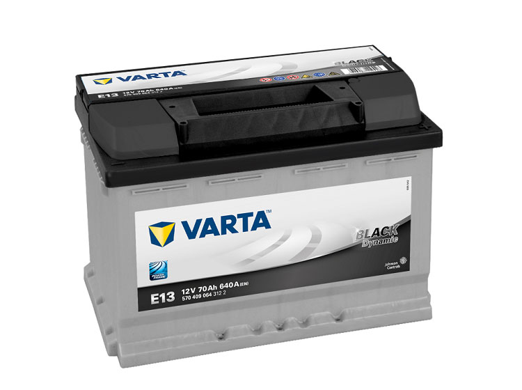 Автомобильный аккумулятор Varta Black Dynamic E13  70Ah  640A