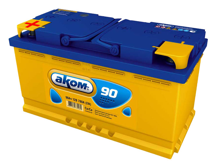Купить аккумулятор Akom Akom 90 емкость 90 А·ч