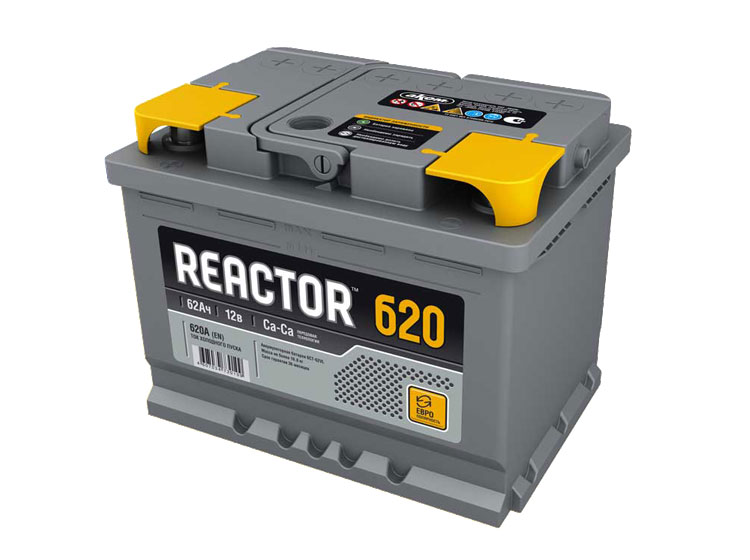Купить аккумулятор Reactor Reactor 62E емкость 62 А·ч
