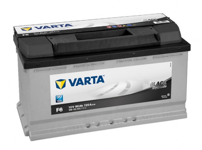 Аккумулятор Varta Black Dynamic F6 альтернативный вариант для Bravo 90E